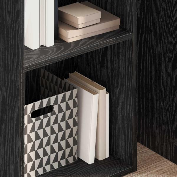 Bücherregal 4 Ebenen 40 x 30 x 152 cm Holzwerkstoff