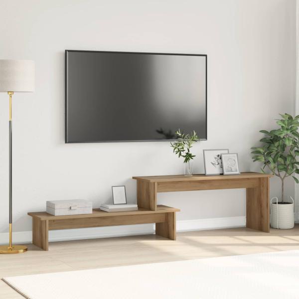 ARDEBO.de - TV-Schrankset 180,5 x 30 x 43 cm Artisan-Eiche Holzwerkstoff