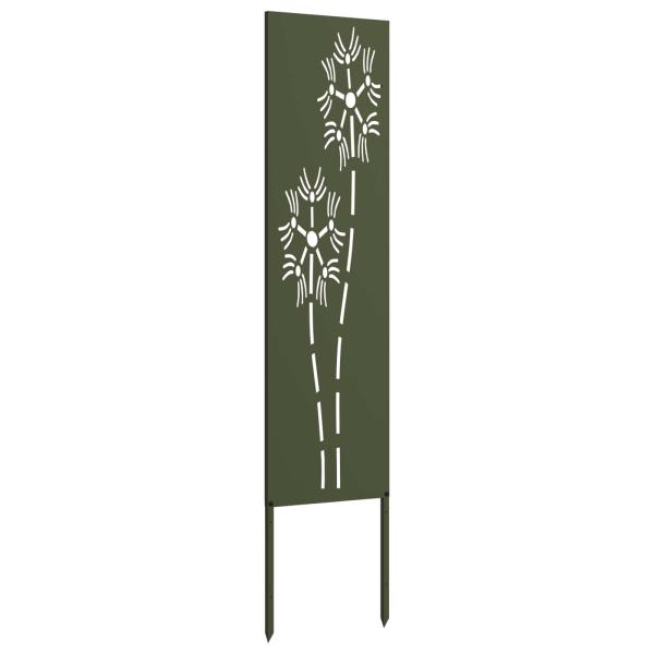 Garten Sichtschutz-Leinwand Olivgrün 32 x 140 cm