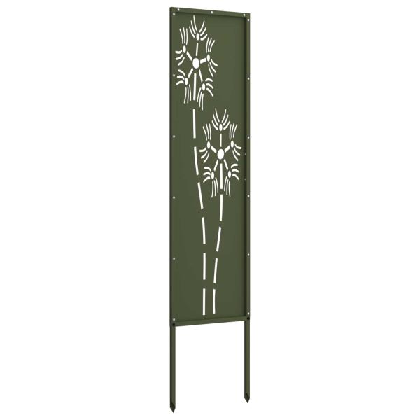 Garten Sichtschutz-Leinwand Olivgrün 32 x 140 cm