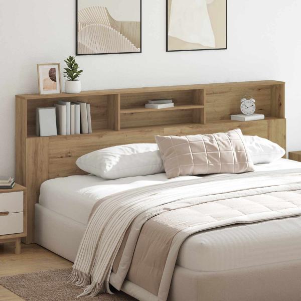 ARDEBO.de - Kopfteil Schrank Artisan-Eiche Holzwerkstoff