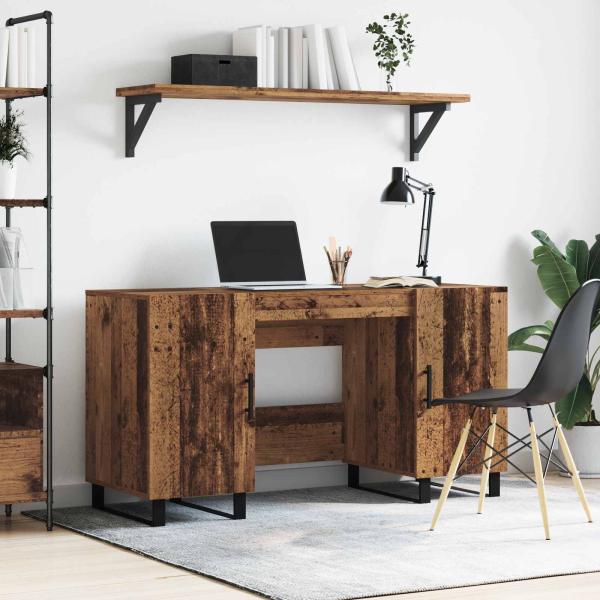 ARDEBO.de - Schreibtisch Altholz Holzwerkstoff 140 x 50 x 75 cm