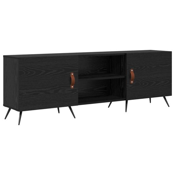 TV-Schränk 150 x 30 x 50 cm Schwarz Eichen-Optik Holzwerkstoff