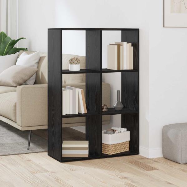 ARDEBO.de - Bücherregal 6 Ebenen 69,5 x 29 x 103,5 cm Holzwerkstoff