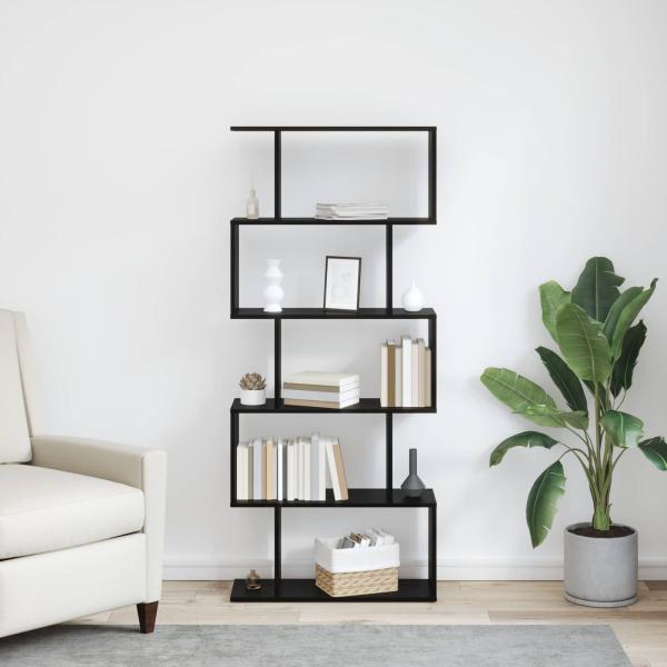 Bücherregal 5 Ebenen 70 x 24 x 161 cm Holzwerkstoff