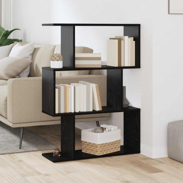 ARDEBO.de - Bücherregal 3 Ebenen 70 x 24 x 97 cm Holzwerkstoff