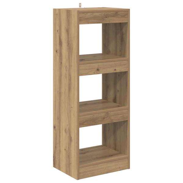 Bücherregal 3 Ebenen 37 x 30 x 103 cm Holzwerkstoff Braun