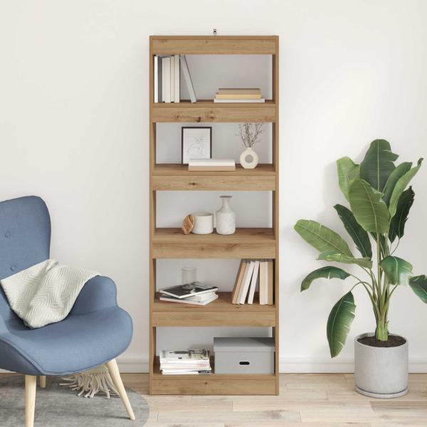 B?cherregal 5 Ebenen 60 x 30 x 166 cm Holzwerkstoff