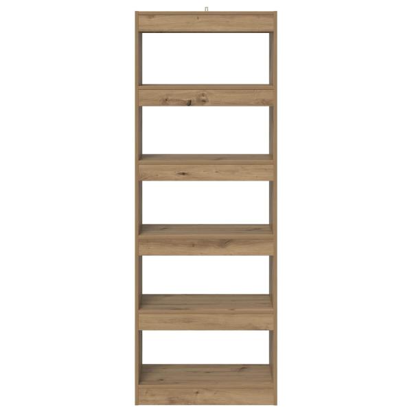 B?cherregal 5 Ebenen 60 x 30 x 166 cm Holzwerkstoff