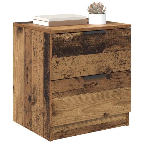 Nachttisch 2 stk. Altholz 45 x 39 x 50 cm Holzwerkstoff