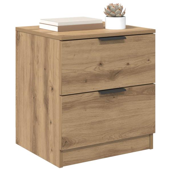 Nachttisch 2 stk. Artisan-Eiche 45 x 39 x 50 cm Holzwerkstoff