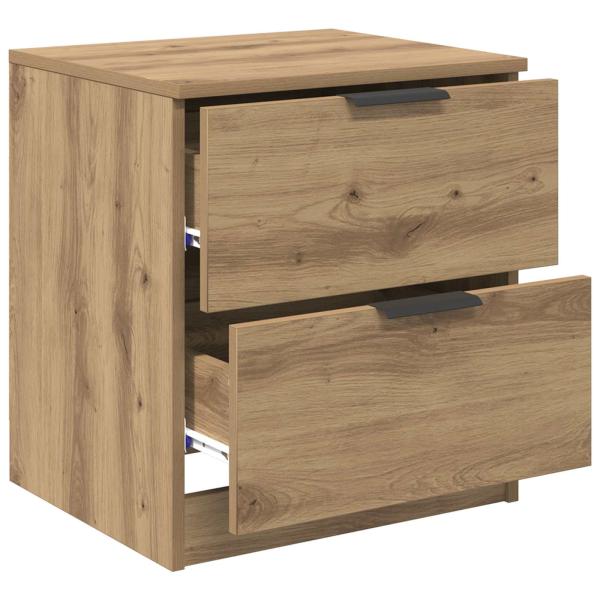 Nachttisch 2 stk. Artisan-Eiche 45 x 39 x 50 cm Holzwerkstoff