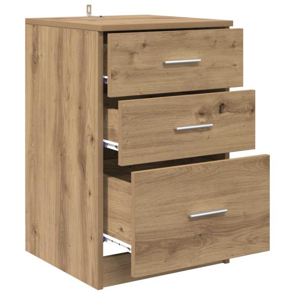 Nachttisch Artisan-Eiche 40 x 40 x 63 cm Holzwerkstoff