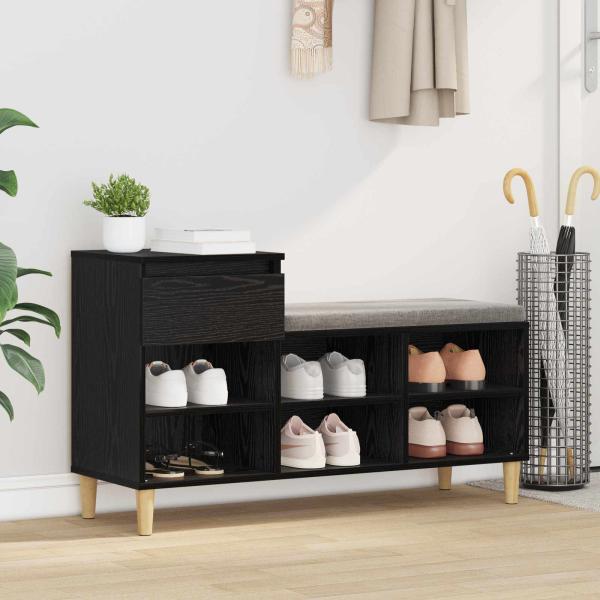 ARDEBO.de - Schuhschrank 102 x 36 x 60 cm Holzwerkstoff