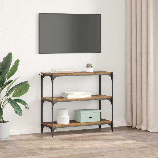 Bücherregal Altholz 80 x 33 x 70,5 cm Holzwerkstoff