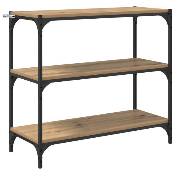Bücherregal 3 Ebenen 80 x 33 x 70,5 cm Holzwerkstoff