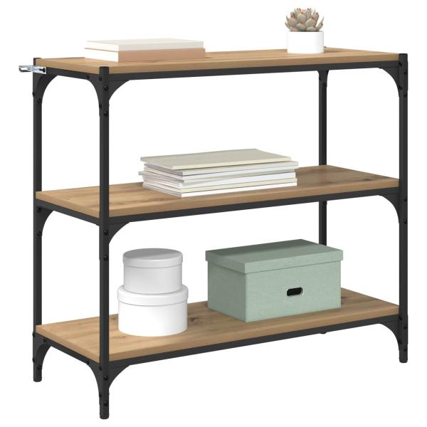 Bücherregal 3 Ebenen 80 x 33 x 70,5 cm Holzwerkstoff