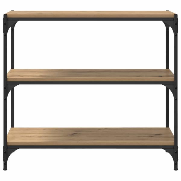 Bücherregal 3 Ebenen 80 x 33 x 70,5 cm Holzwerkstoff