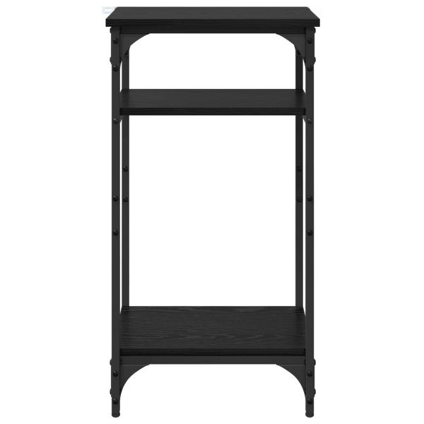 Beistelltisch Schwarz Eichen-Optik 40 x 30 x 75 cm