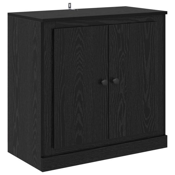 Sideboard 70 x 35,5 x 67,5 cm Schwarz Eichen-Optik