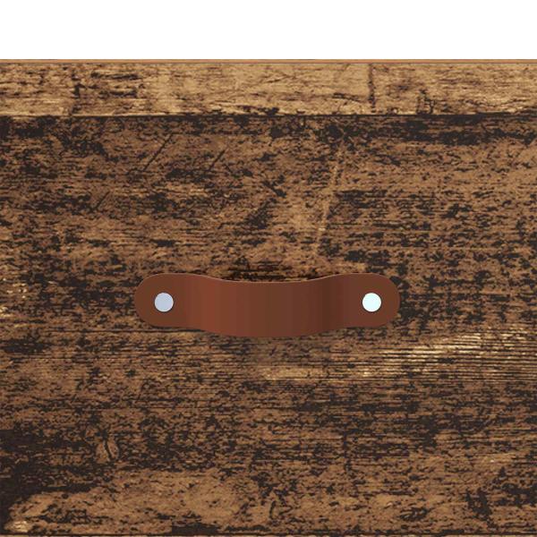 Kommode mit Schubladen Altholz 69,5 x 34 x 90 cm Holzwerkstoff