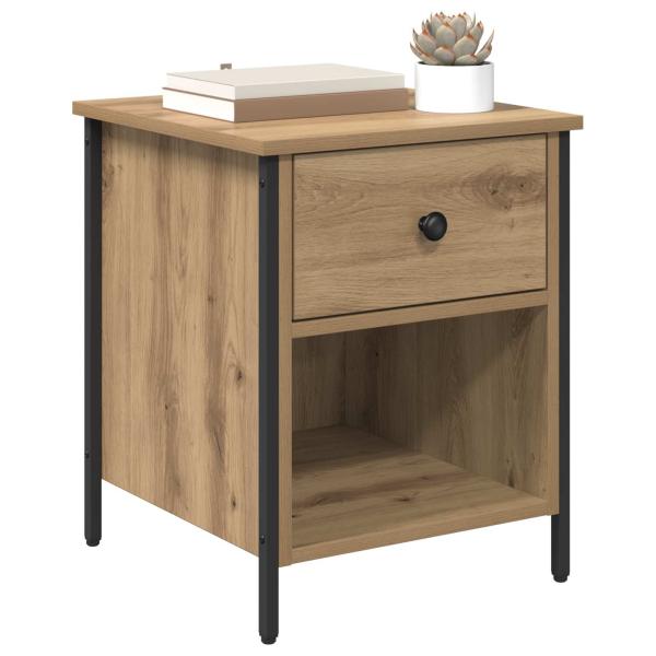 Nachttisch 2 stk. Artisan-Eiche 40 x 42 x 50 cm Holzwerkstoff