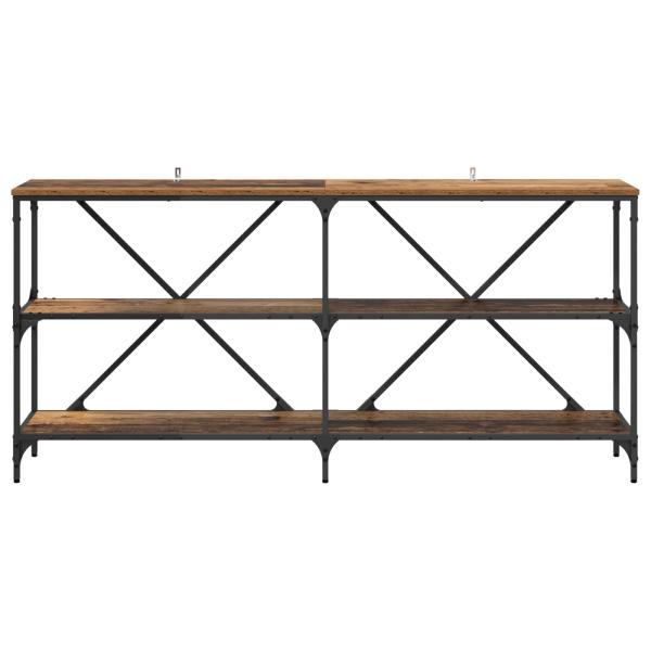 Konsolentisch Altholz 160 x 30 x 75 cm Holzwerkstoff