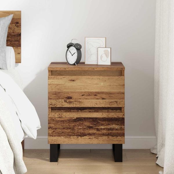 Nachttisch Altholz 40 x 35 x 50 cm Holzwerkstoff