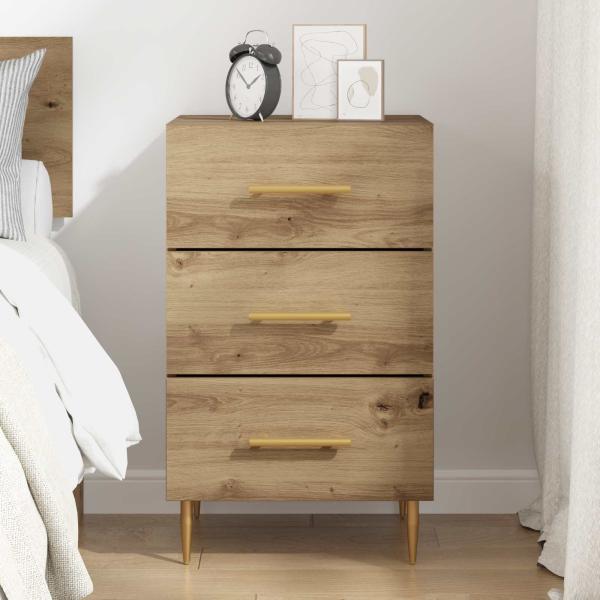 Nachttisch Artisan-Eiche 40 x 40 x 66 cm Holzwerkstoff