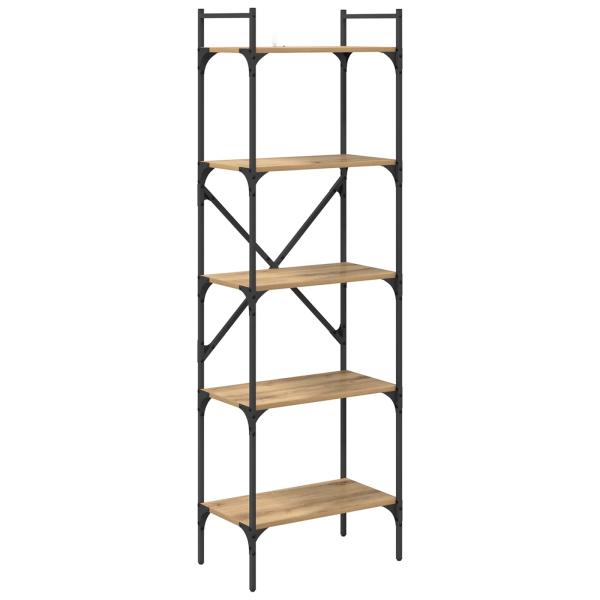 Bücherregal 5 Ebenen 56 x 32 x 174 cm Holzwerkstoff