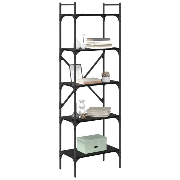 Bücherregal 5 Ebenen 56 x 32 x 174 cm Holzwerkstoff