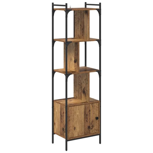 Bücherregal 6 Ebenen 44,5 x 30 x 154,5 cm Holzwerkstoff Altholz
