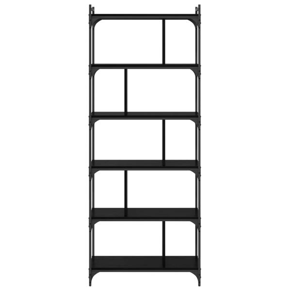 Bücherregal 5 Ebenen 76 x 32 x 192 cm Holzwerkstoff