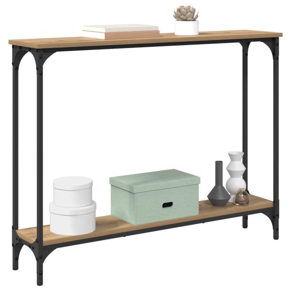 Konsolentisch Artisan-Eiche 100 x 22,5 x 75 cm Holzwerkstoff