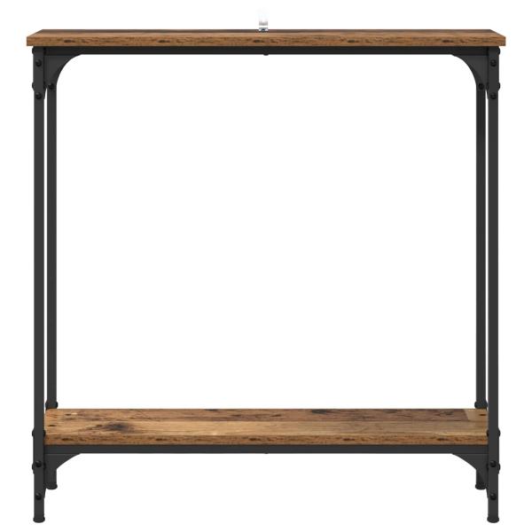 Konsolentisch Altholz 75 x 22,5 x 75 cm Holzwerkstoff