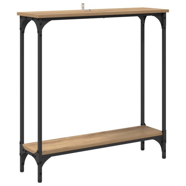 Konsolentisch Artisan-Eiche 75 x 22,5 x 75 cm Holzwerkstoff