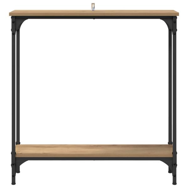 Konsolentisch Artisan-Eiche 75 x 22,5 x 75 cm Holzwerkstoff