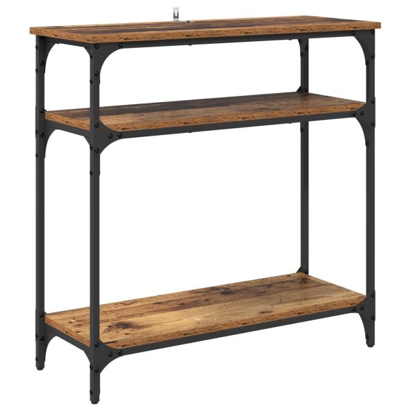 Konsolentisch Altholz 75 x 29 x 75 cm Holzwerkstoff