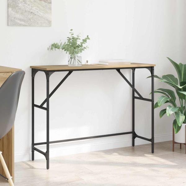 ARDEBO.de - Konsolentisch Artisan-Eiche 100 x 32 x 75 cm Holzwerkstoff
