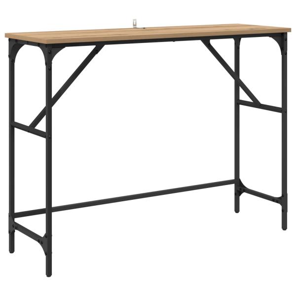 Konsolentisch Artisan-Eiche 100 x 32 x 75 cm Holzwerkstoff