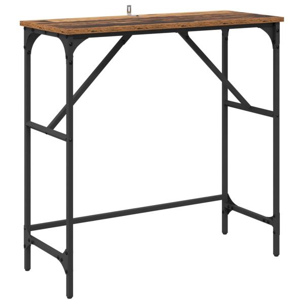 Konsolentisch Altholz 75 x 32 x 75 cm Holzwerkstoff