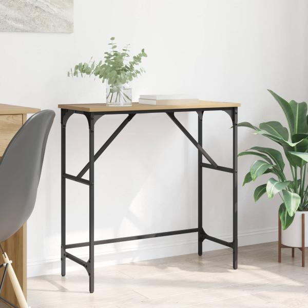 ARDEBO.de - Konsolentisch Artisan-Eiche 75 x 32 x 75 cm Holzwerkstoff