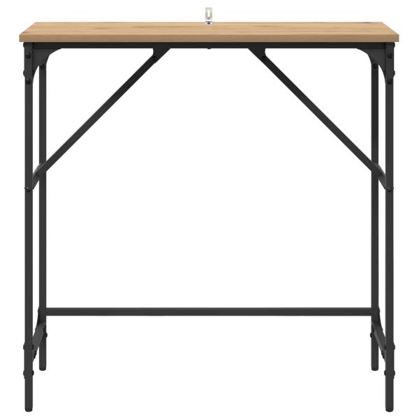 Konsolentisch Artisan-Eiche 75 x 32 x 75 cm Holzwerkstoff