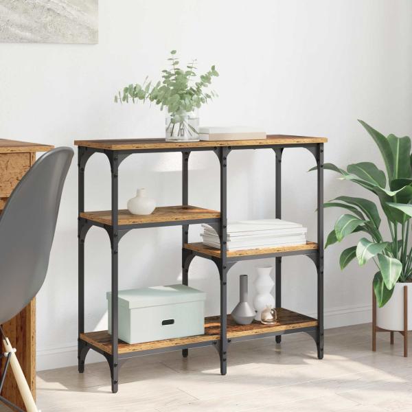 ARDEBO.de - Konsolentisch Altholz 80 x 29 x 75 cm Holzwerkstoff