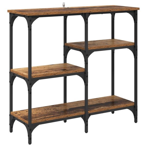 Konsolentisch Altholz 80 x 29 x 75 cm Holzwerkstoff