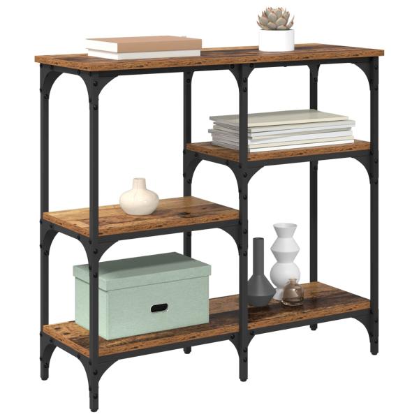 Konsolentisch Altholz 80 x 29 x 75 cm Holzwerkstoff
