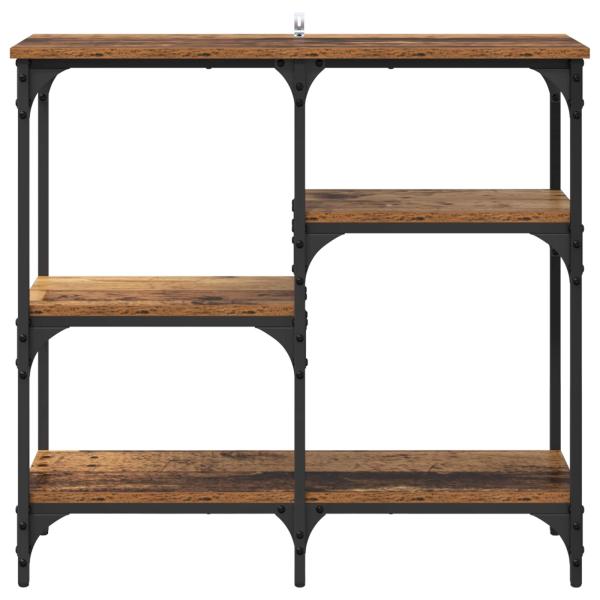 Konsolentisch Altholz 80 x 29 x 75 cm Holzwerkstoff