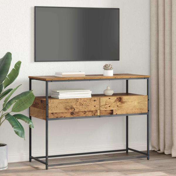 Konsolentisch Altholz 100 x 40 x 75 cm Holzwerkstoff