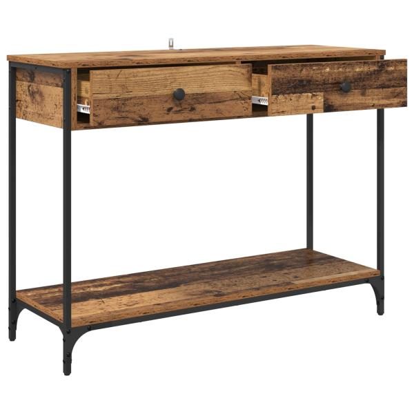 Konsolentisch Altholz 100 x 34,5 x 75 cm Holzwerkstoff