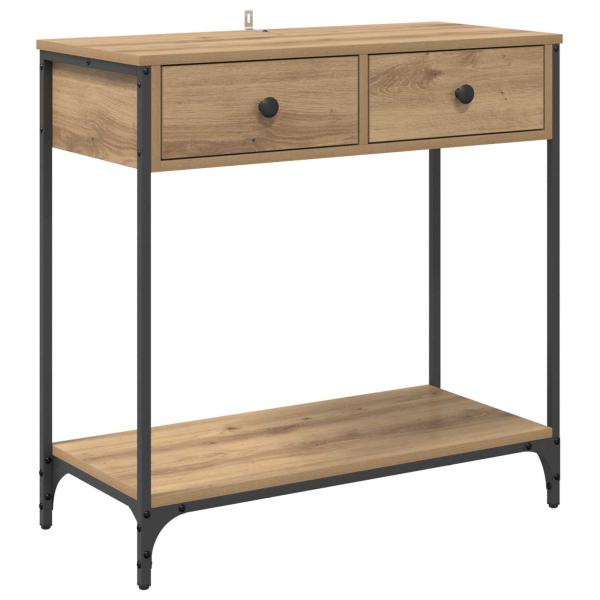 Konsolentisch Artisan-Eiche 75 x 34,5 x 75 cm Holzwerkstoff